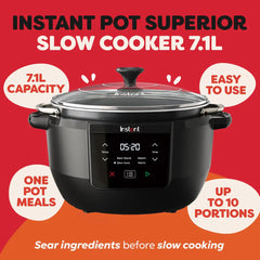 Instant Superior 4-in-1 Slow Cooker (7.1 liters)