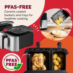 Instant Pot Vortex Dual 11L PFAS-Free Air Fryer