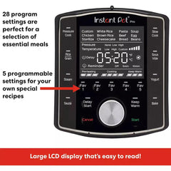 Instant Pot Pro 7.6L multi-cooker 10-in-1
